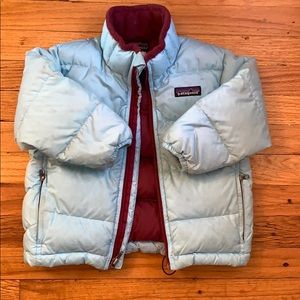 Patagonia kids down jacket xxs 3/4